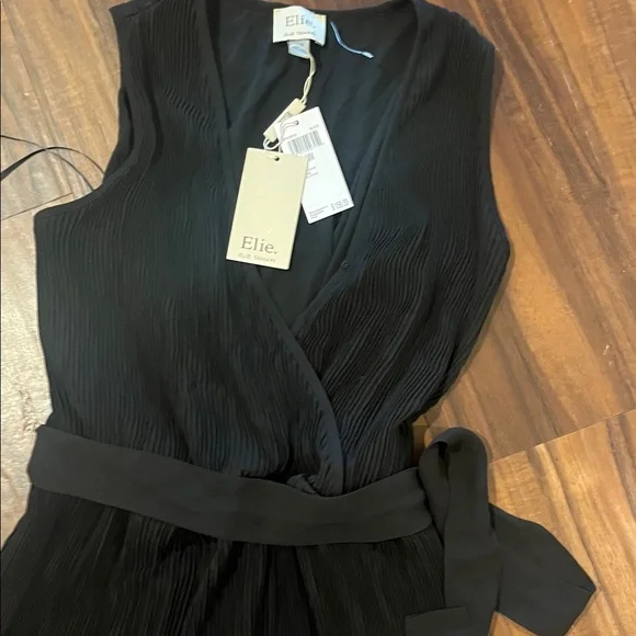 New Elie Tahari Black Maxi Dress size M - Picture 8 of 13